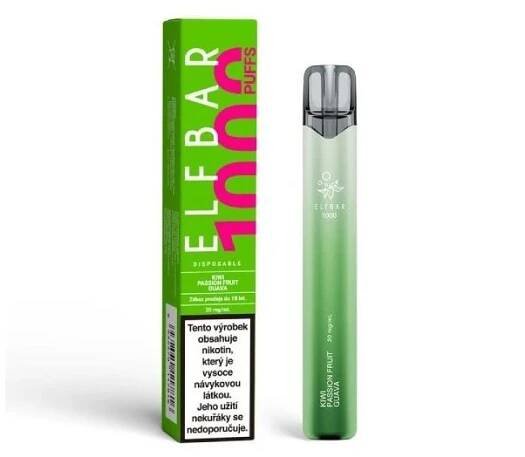 Elf Bar Kiwi Passion Fruit Guava 20 mg 1000 potáhnutí