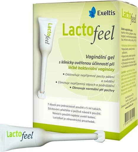 Exeltis Lactofeel Vaginální gel 7 x 5 ml