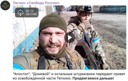 Na strane Ukrajiny bojujúca légia Sloboda Ruska sa dnes sama znemožnila