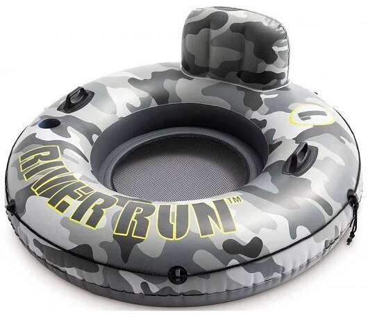 INTEX Camo River Run Sedátko do vody s držadly 56835EU