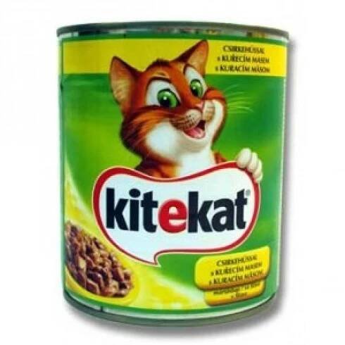 KITEKAT 800g konzerva KUŘECÍ MASO ve ŠTÁVĚ
