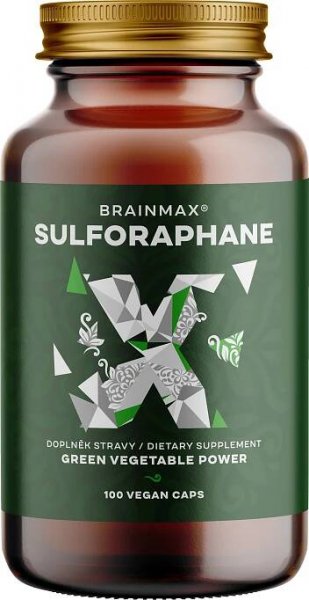 BrainMax Sulforaphane 35 mg, Sulforafan, 100 rostlinných kapslí