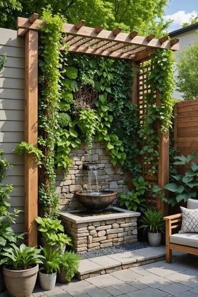 Pin by Lee Nienhouse on Garden in 2025 | Courtyard gardens design, Terrace garden design, Backyard