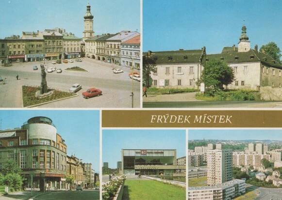 FRÝDEK-MÍSTEK  - Pohlednice místopis