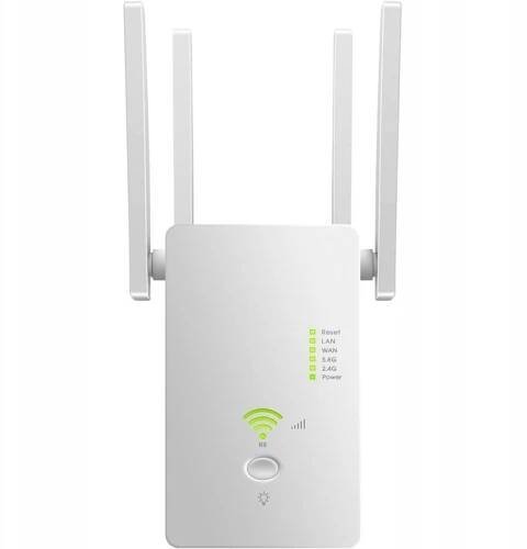 REPEATER WIFI ZESILOVAČ SIGNÁLU Dual Band 2,4 GHz/5 GHz AC1200 1200 Mb/s