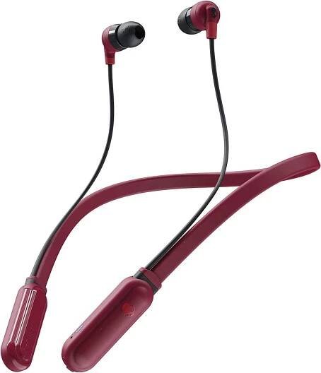 Bezdrátové sluchátka do uší: Skullcandy INK´D + Wireless Earbuds Moab Red Black Bezdrátové sluchátka do uší