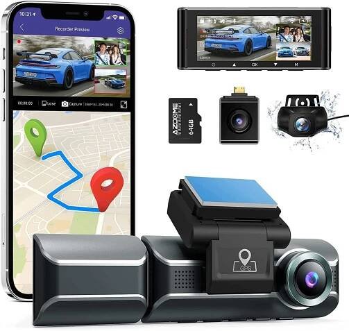 Kamera do auta Azdome M550 - TV, audio, video