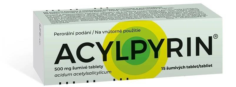 ACYLPYRIN 500MG šumivá tableta 15