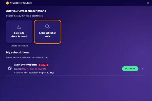 Jak aktivovat Avast Driver Updater | Avast