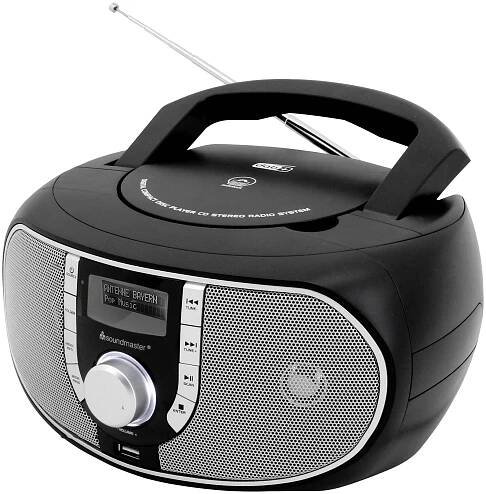 soundmaster SCD1700SW CD-rádio DAB+, FM AUX, CD, USB černá : Půhy.cz