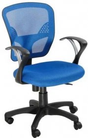 Kancelářská židle dětská EBBY Provedení ZK23: MODR - Modrá (na výběr více variant)