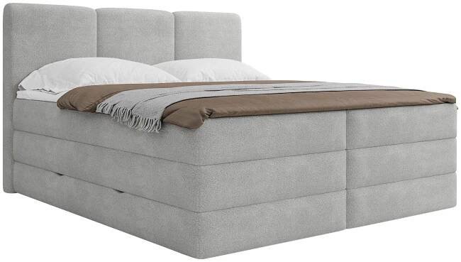 POSTEL BOXSPRING, 180/200 cm, krémová - černá/krémová, Moderní, textil/plast (180/200cm) - MID.YOU