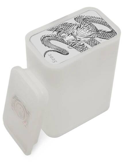 Rectangular Dragon 1 oz BU 2025 - stříbrná mince - Investiční zlato a stříbro | GOLDEN GATE CZ