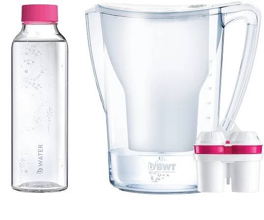 BWT Penguin MEI 2,7l bílá + skleněná designová láhev