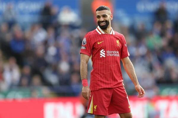 Mohamed Salah of Liverpool during a Premier League match.
