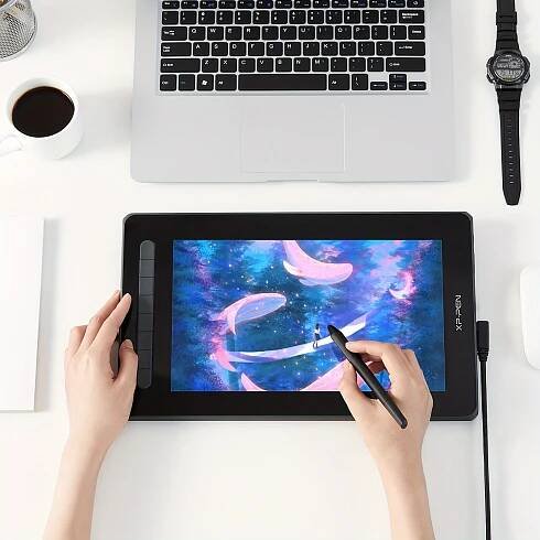 * Artist 12 2nd 11.9 Inches Drawing Tablet With Screen, Battery-Free X3 Stylus with 8192 Levels Pressure *, Full-Laminated Pen Display f