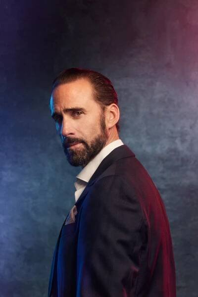 Joseph Fiennes Plays Ball in Dear England - Michael Wharley Portrait & Advertising Photographer