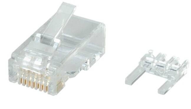 Konektor RJ45 kat. 6 nestíněný, skládaný, na lanko / drát, 10ks