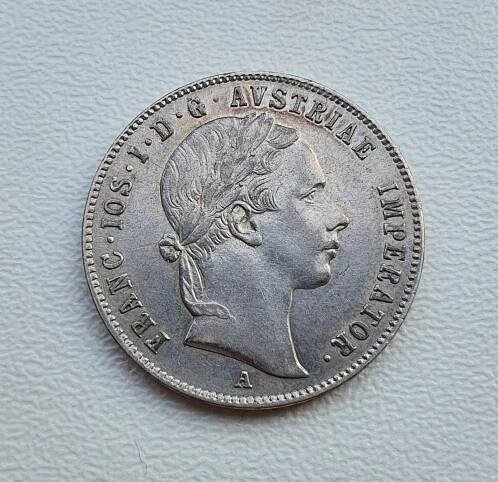 20 Krejcar 1854 A František Josef I. - Luxusní s RL!!