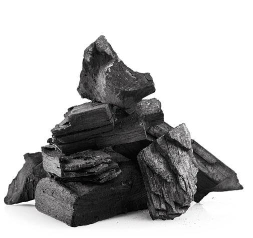 Dřevěné uhlí — Stock obrázek