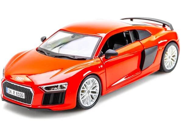 Audi R8 V10 Plus, červená