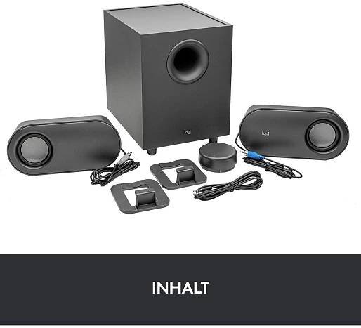 Logitech Z407 2.1 PC reproduktory Bluetooth®, kabelový 40 W černá