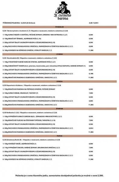 Reštaurácia u Čierneho baróna, Košice | restauracie.sk