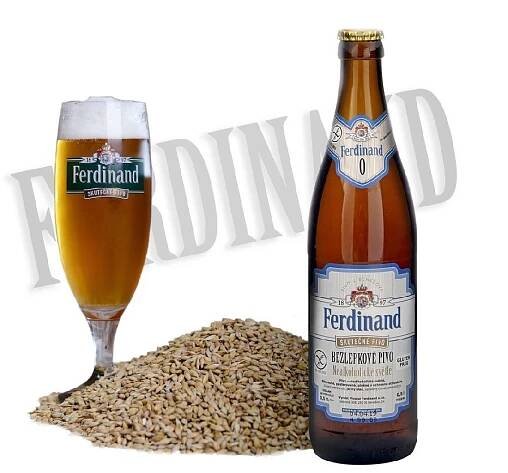 Ferdinand nealkoholické pivo bezlepkové 0,5l sklo