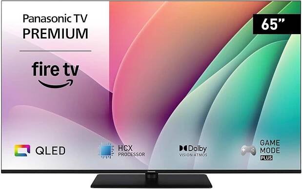 Panasonic Premium TV-65W80AEZ, W80 série 65 palců, 4K Ultra HD QLED Smart TV, 2024, Fire TV, Dolby Vision a Atmos, Game Mo...