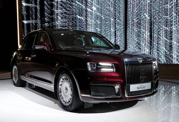Foto: Aurus Senat, automobilový luxus v ruském podání