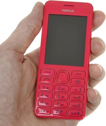 Nokia 206 (Dual SIM) Magenta