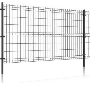 Plot Plotový panel BRAVO 3D poplastovaný 2230 mm v barvě antracitové šedé RAL 7016