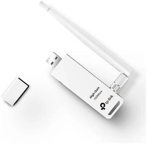 Wi-Fi adaptér TP-Link TL-WN722N bílá barva
