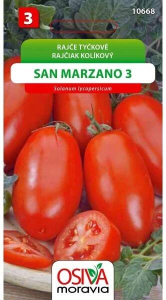 Semínka Rajče tyčkové San Marzano 3 (Solanum lycopersicum) nakoupit u OBI
