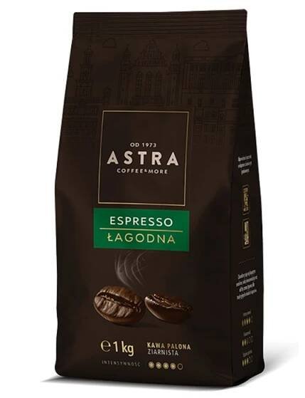 KÁVA ASTRA ESPRESSO JEMNÁ ZRNKOVÁ 1 KG