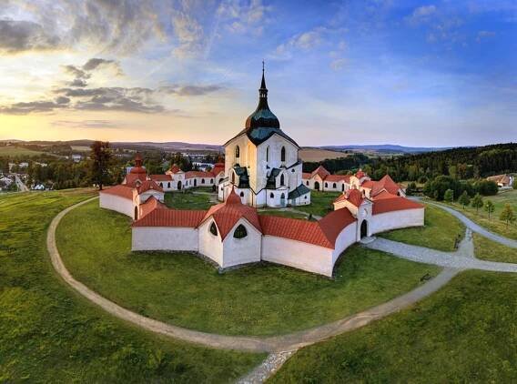 Památky UNESCO Vysočiny - Kostel Svatého Jana Nepomuckého na Zelené hoře