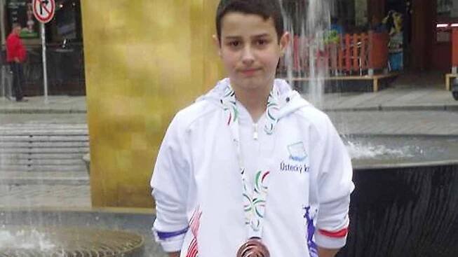 Plavec Adam Novák byl bronzový na Olympiádě dětí a mládeže