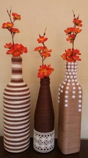 Pin by Ana Cristina Gaona Arrieta on Botellas toda ocasión | Wine bottle crafts, Bottle crafts, Wine bottle diy crafts