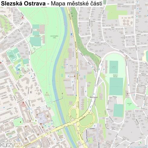 Slezská Ostrava - mapy | Kurzy.cz