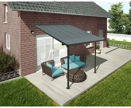 Palram - Canopia Capri 3000 antracit 3 x 3 - hliníková (montovaná) pergola