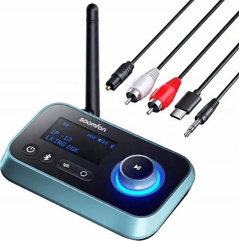 AUDIO ADAPTÉR BLUETOOTH 5.0 3v1 SOOMFON SF-BT013