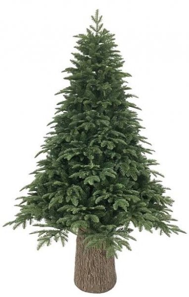 Umělý vánoční stromek na pníku 210cm