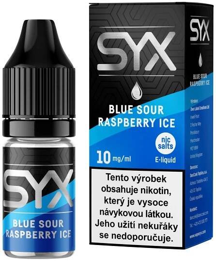 SYX Salt e-liquid - Blue Sour Raspberry Ice 10mg 10mg, 20mg