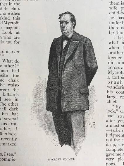 An Arthur Conan Doyle Character Mycroft Holmes - Official Conan Doyle Character