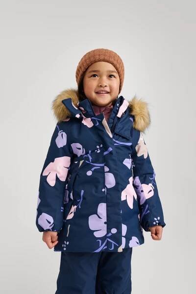 Dětská zimní bunda s membránou Reima Muurame - Navy - Skibi Kids