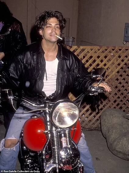 Grieco leaving the nightclub Roxbury in West Hollywood in 1990