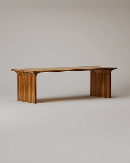 The Arcus Table & Bench – Walnut – Tim Vranken