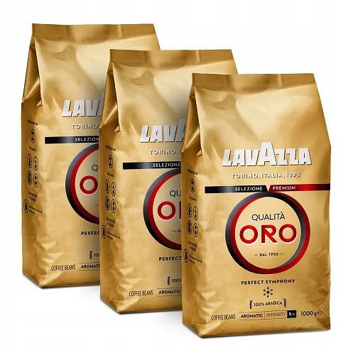 Káva zrnková Lavazza Qualita Oro 3x1 kg