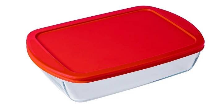 OCuisine Pekáč s plastovým víkem 40x27x7 cm