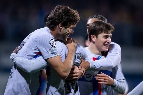 Marcos Alonso and Pablo Torre score first goals for FC Barcelona